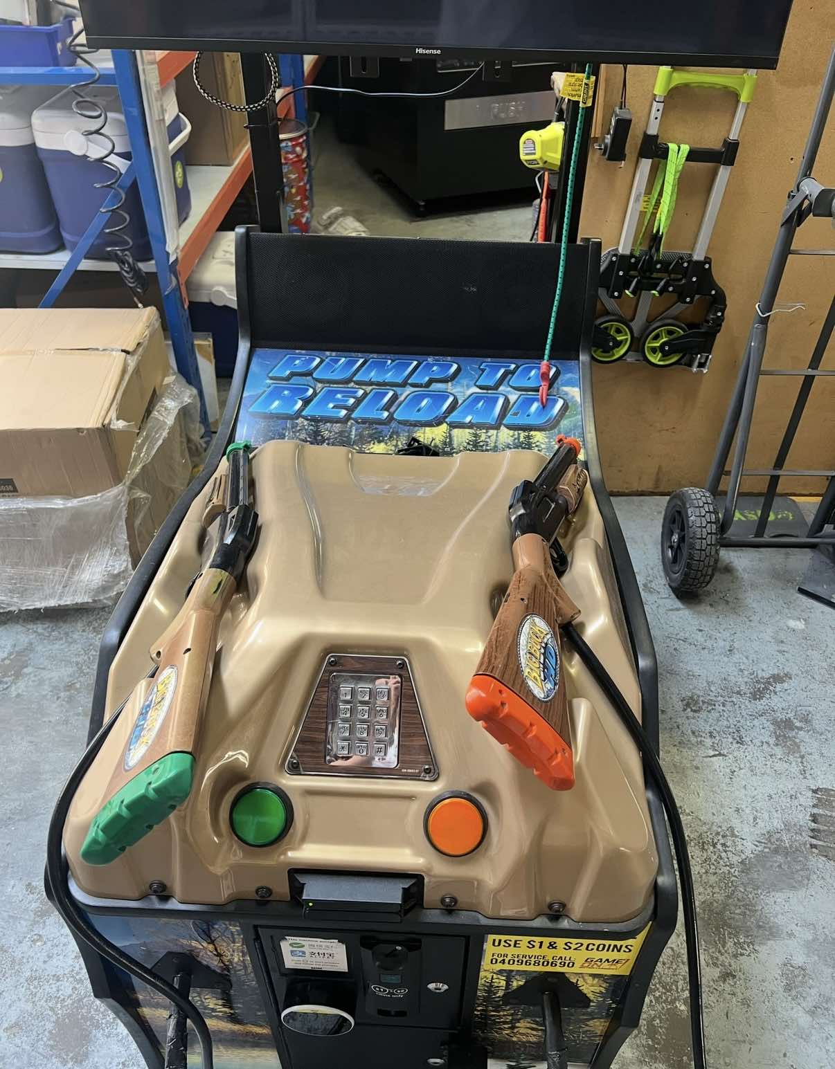 Big Buck Hunter HD with Reloaded software installed (Second Hand)