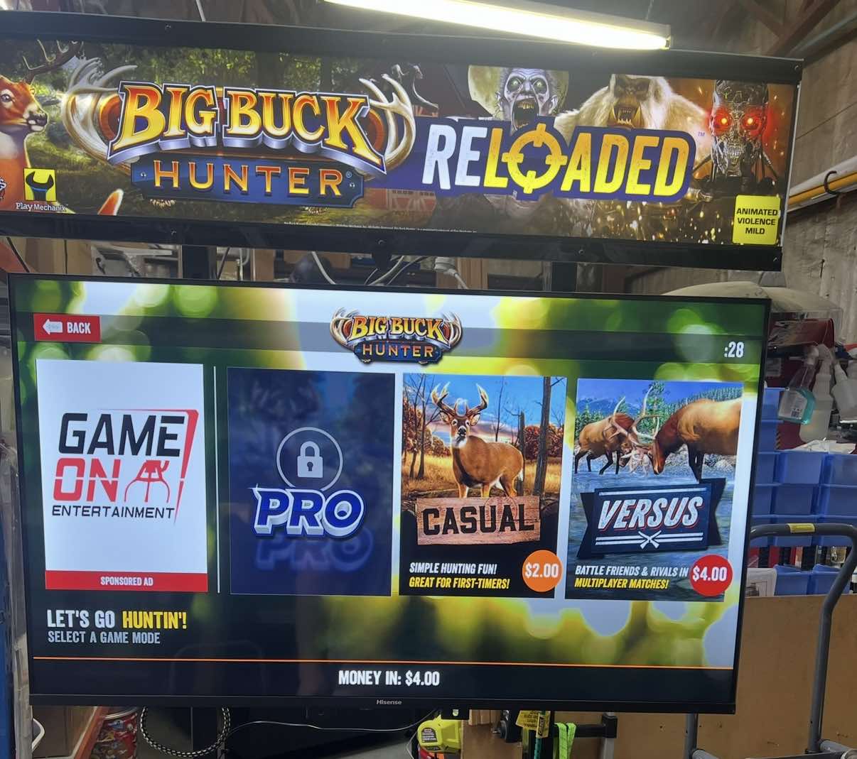 Big Buck Hunter HD with Reloaded software installed (Second Hand)