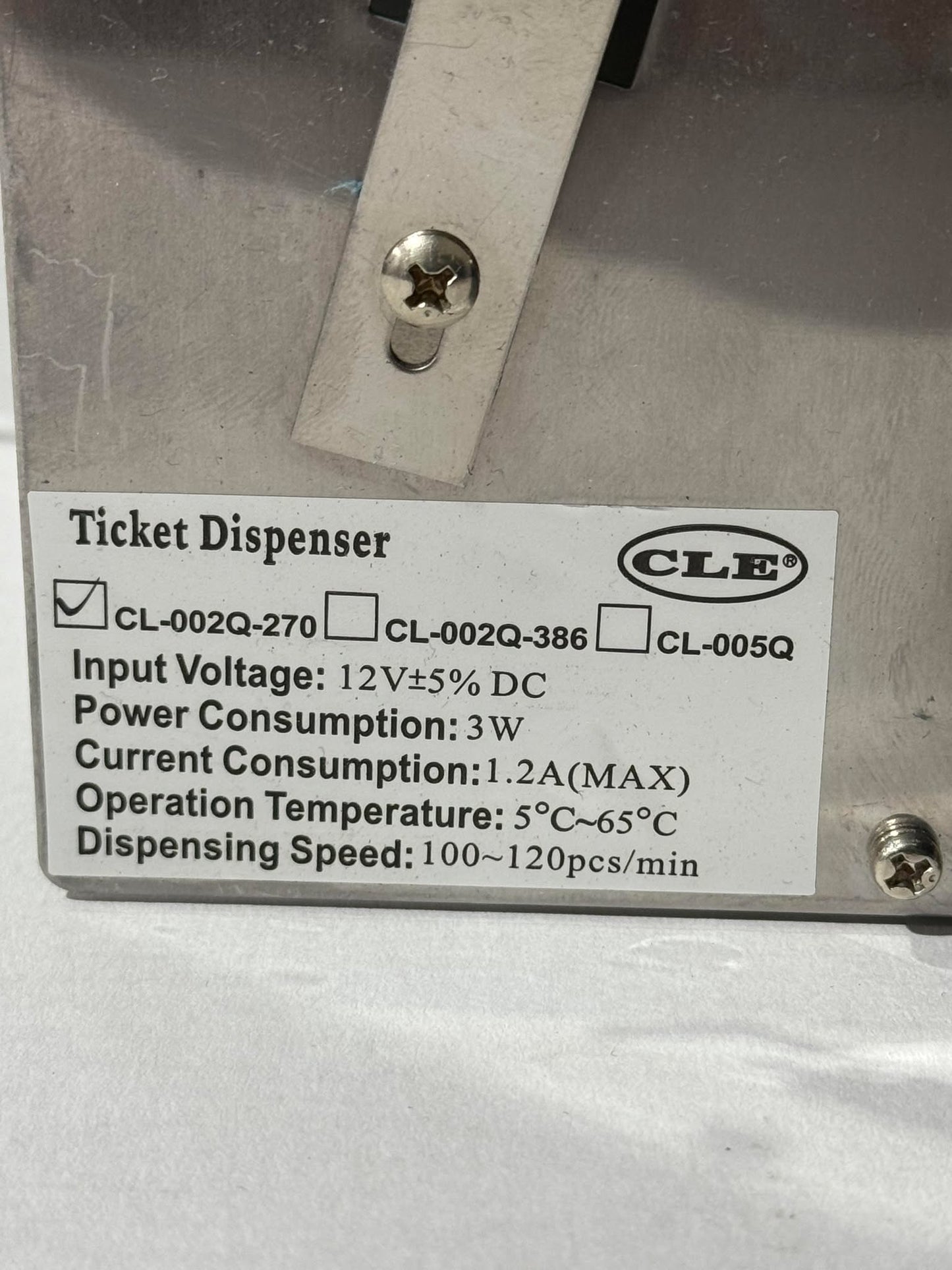 Arcade Game Ticket Dispenser (Ticket Mech)