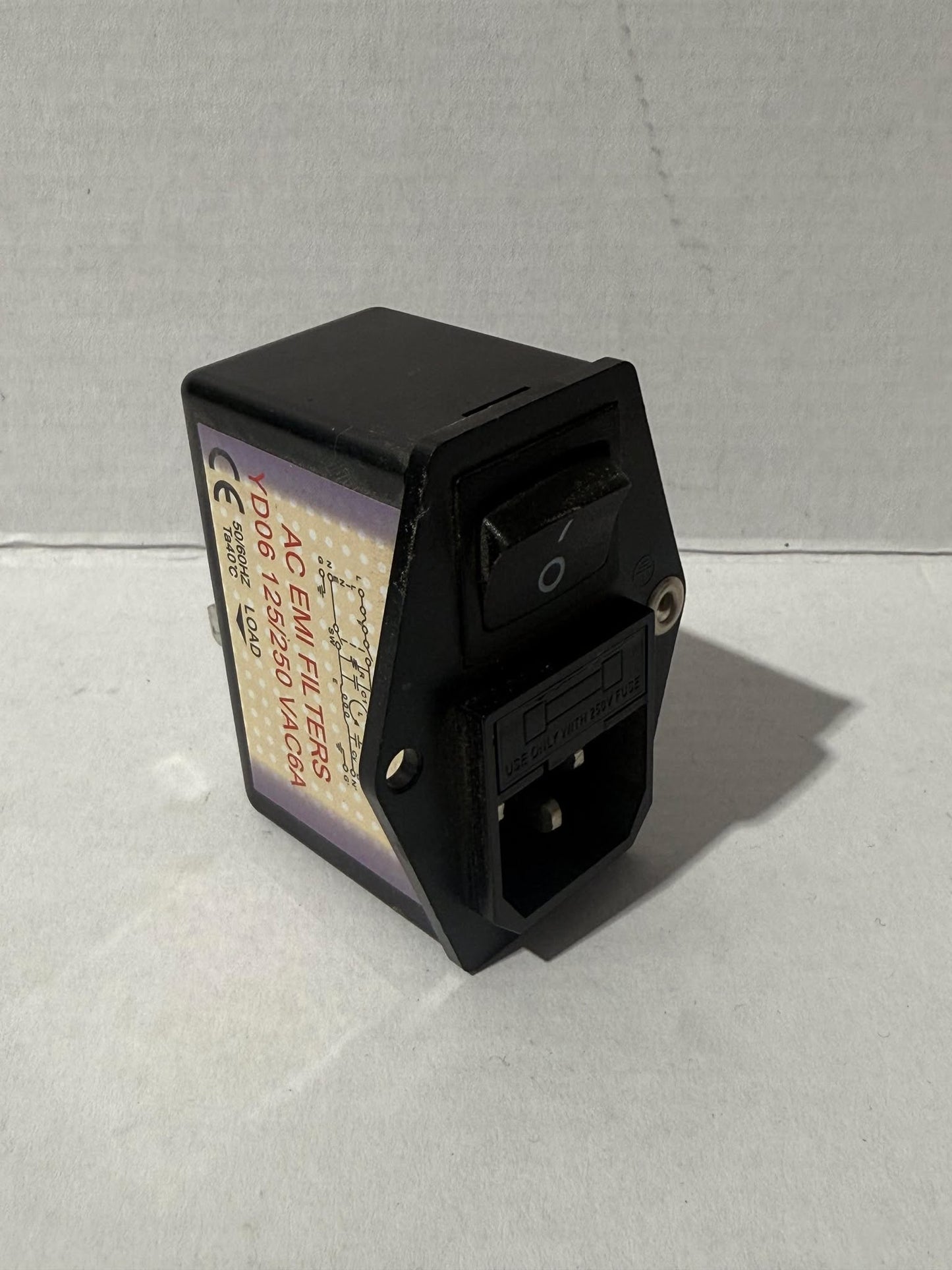 Win & Grin Arcade machine power inlet