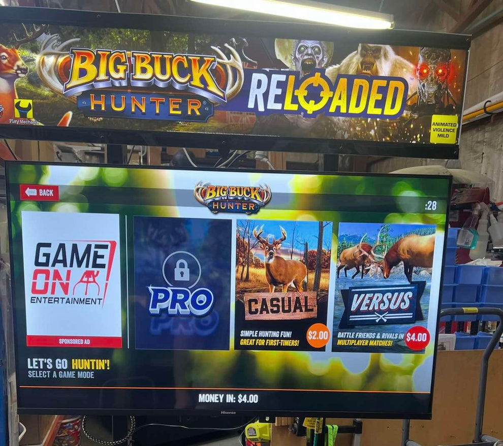 Big Buck Hunter HD with Reloaded software installed (Second Hand