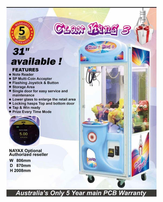 Claw King 3 31" (New)