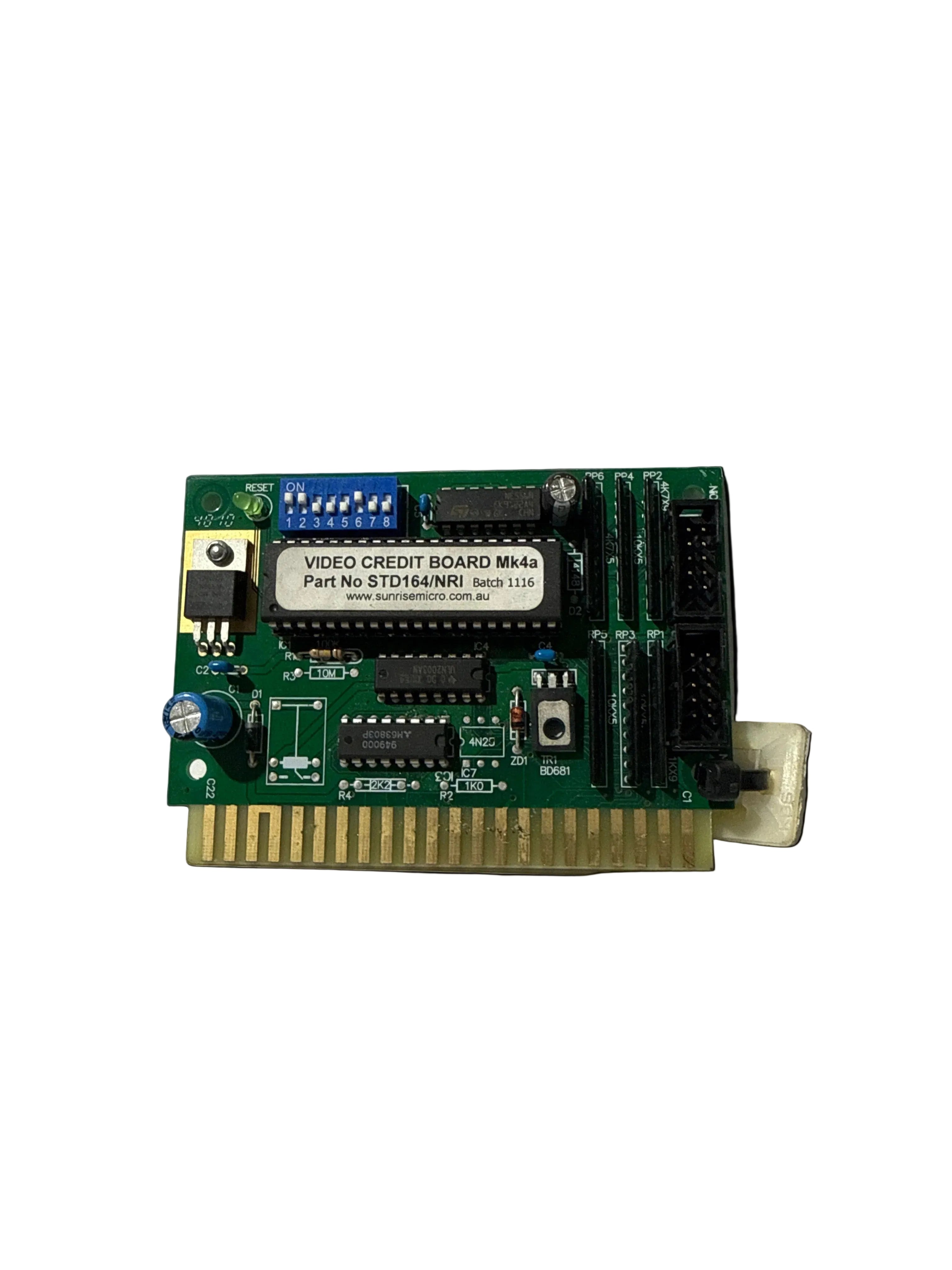 Sunrise credit board MK4A – Game On Entertainment
