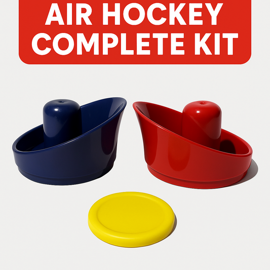 PUCK and 2x PADDLES - Air Hockey Accessory Complete Bundle