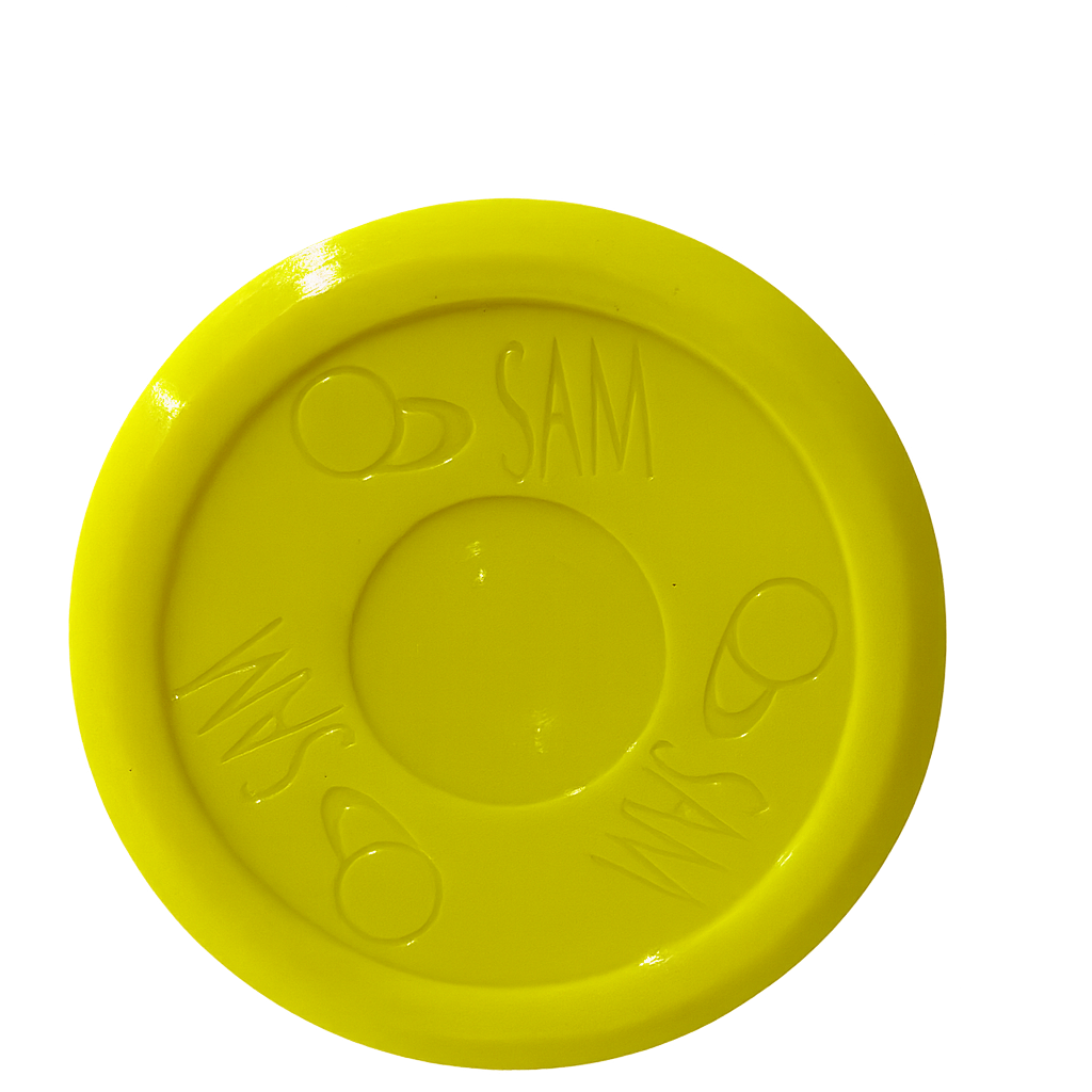 70mm Air Hockey Puck YELLOW FAST