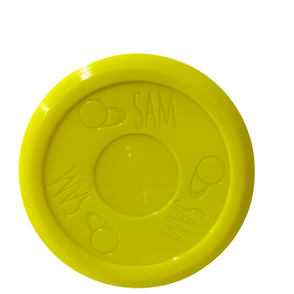 70mm Air Hockey Puck YELLOW FAST