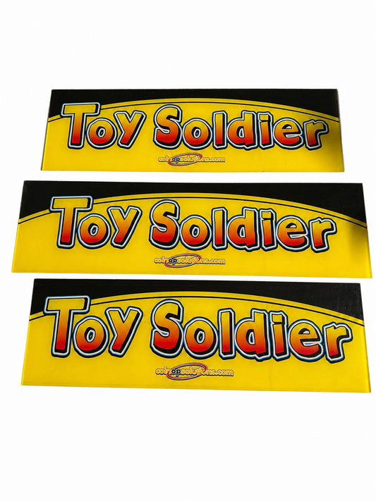 Toy Soldier PERSPEX HEADER DECALS